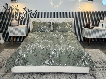 Постельное белье Бязь Оливковая Полуторный 898912 фото
