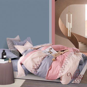 Комплект постільної білизни Вилюта двоспальний Сатин Twill 657 657_dv фото
